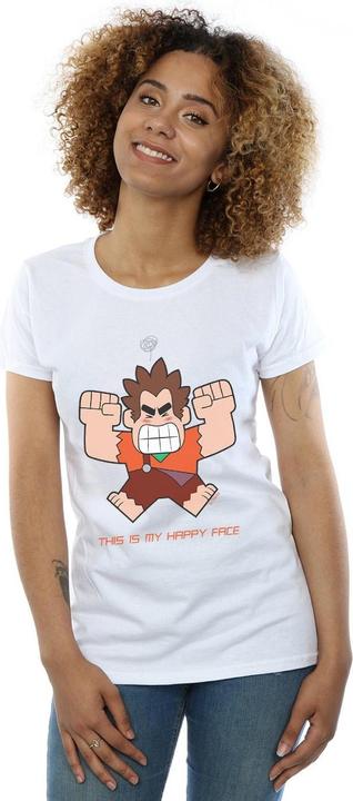 Image du produit Disney - T-shirt WRECK IT RALPH HAPPY FACE - Femme (XXL)