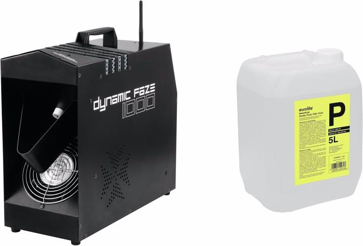 Image du produit Eurolite Set Dynamic Faze 1000 + Smoke Fluid -P2D- 5l
