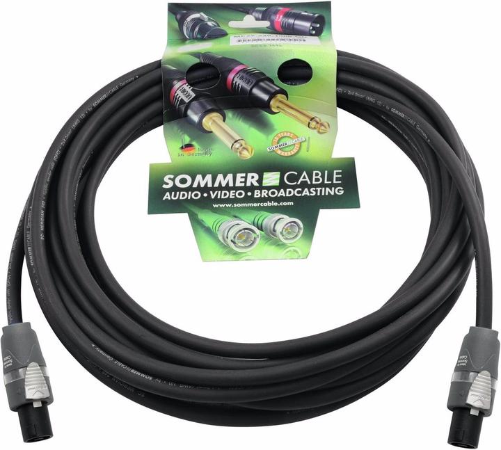 Productafbeelding Sommer Cable Luidsprekerkabel Speakon 2x4 5m sw (5 m)