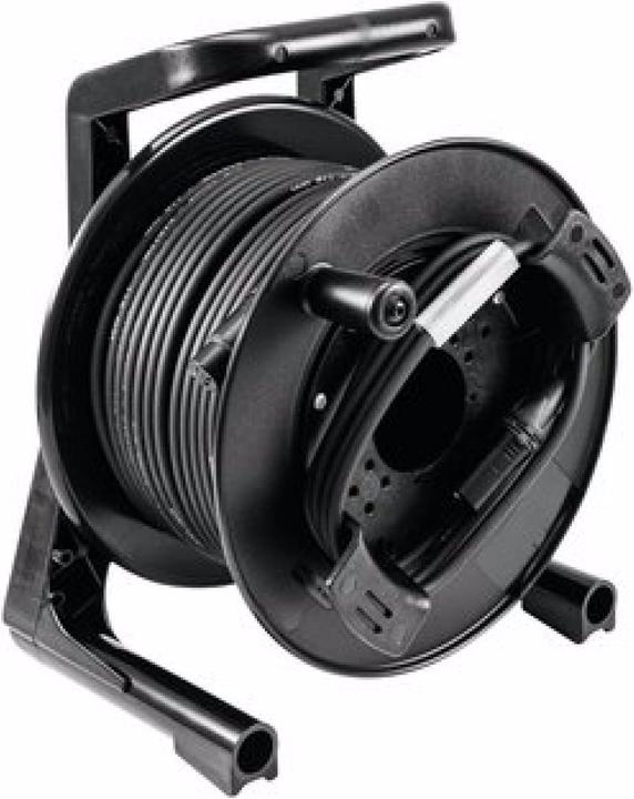 Actual product image Psso DMX cable reel XLR 30m sw Neutrik 2x0.22 (30 m, 0.22 mm²)