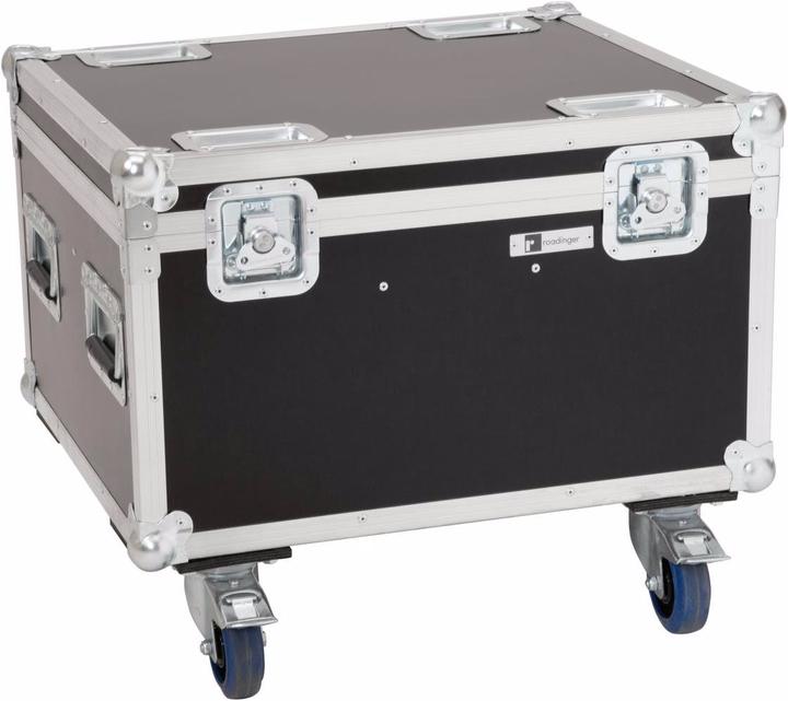 Actual product image Roadinger Flightcase 4x LED IP PAR 7x8W QCL/7x9W SCL with wheels (Accessories)