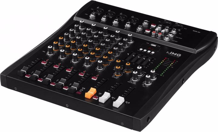 Actual product image Img Stage Line MXR-60 console mixer Number of channels:6 Bluetooth, USB port (Studio- and Livemixer)