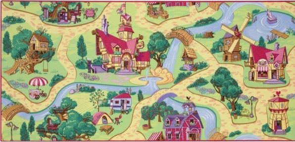 Associated Weavers Bil Legetaeppe Candy Town 95 x 200 cm