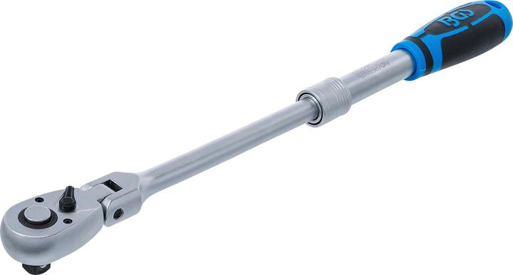 Produktbild BGS Umschaltknarre, ausziehbar, abwinkelbar | Abtrieb Aussenvierkant 12,5 mm (1/2") | 350 - 490 mm (1/2")