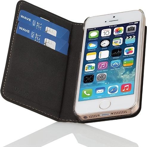 Actual product image Wave BookCase case, iPhone SE / 5S / 5, white (Apple iPhone SE)