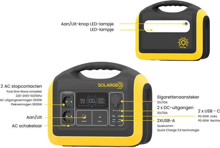 Produktbild Solargeo Helioser (992 Wh, 14 kg)