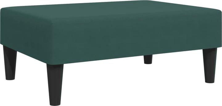 Actual product image VidaXL Sofa bed 2 seater with footstool Sofa bed daybed dark green velvet (Sofa bed)