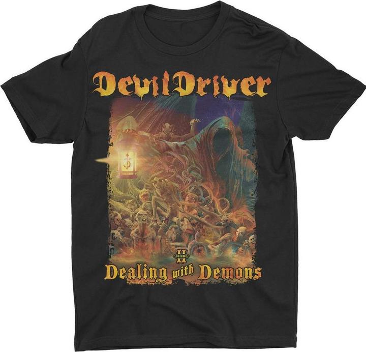 Actual product image Devil Driver Unisex Adult Borrowed T-Shirt (XL)