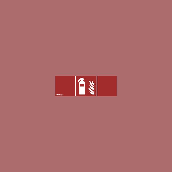 Actual product image Dotlux Fire extinguisher pictogram