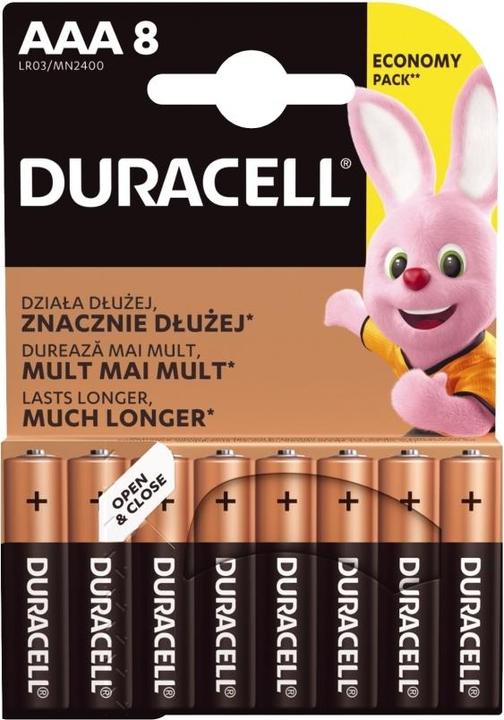 Actual product image Duracell Economy Pack (8 pcs., AAA)