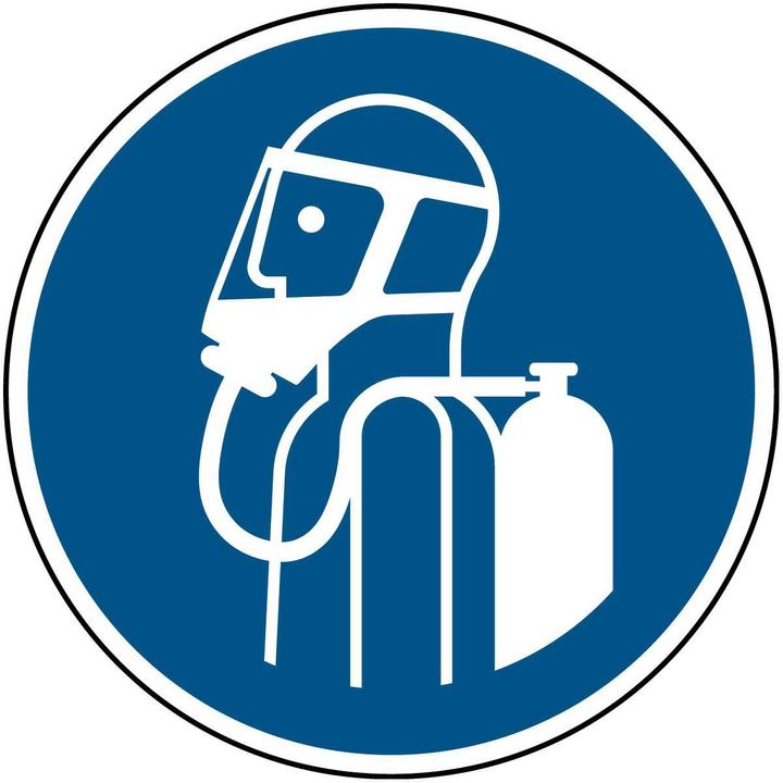 Image du produit Brady Panneau de sécurité ISO - Porter un appareil respiratoire autonome