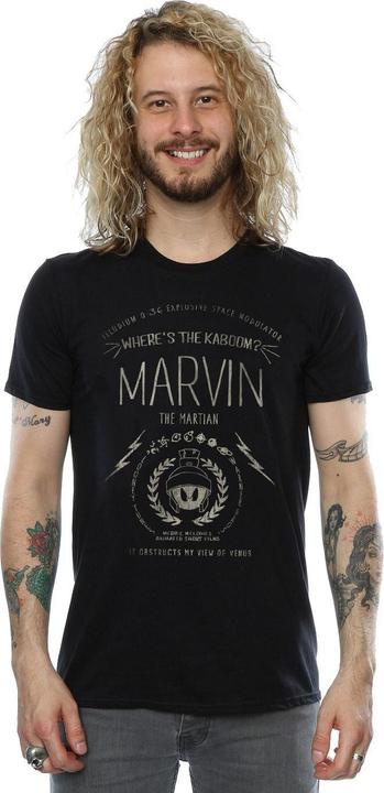 Produktbild Looney Tunes Wo ist der Kaboom Marvin der Marsianer Baumwolle TShirt (L)