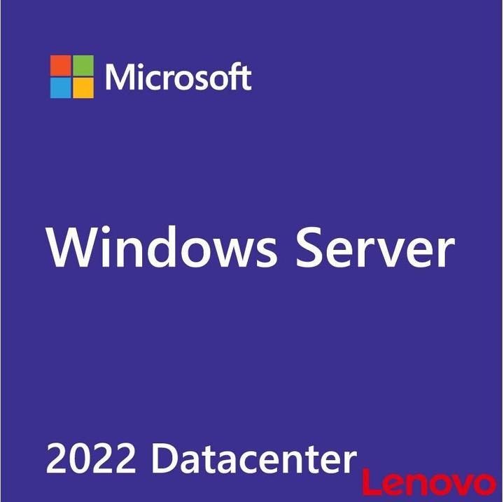 Actual product image Lenovo Windows Server 2022 Datacenter 16 Core, ML ROK (16 User, unlimited)