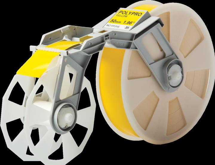 Image du produit Brother MC-PP3YE DirectLabel Cassette jaune 50 mm Jaune Tape Creator 50 mm (5 cm, Jaune)