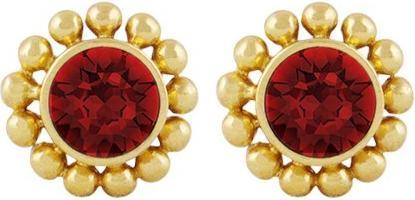Produktbild Steinkult Ohrringe "Amy" (Messing, Kristallstein, 18 Kt. Vergoldet)