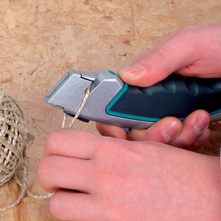 Image du produit wolfcraft Cutter lame trapèze à changement de lame rapide, avec lame rétractable (Cutters)