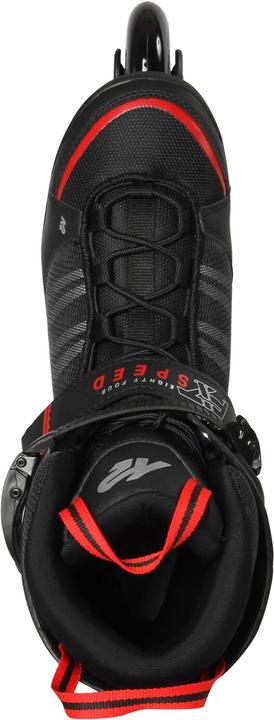 Actual product image K2 F.I.T. 84 Speed Alu Man Inline Skates (Size: 42.0 (US=9.0), black/red) (42)