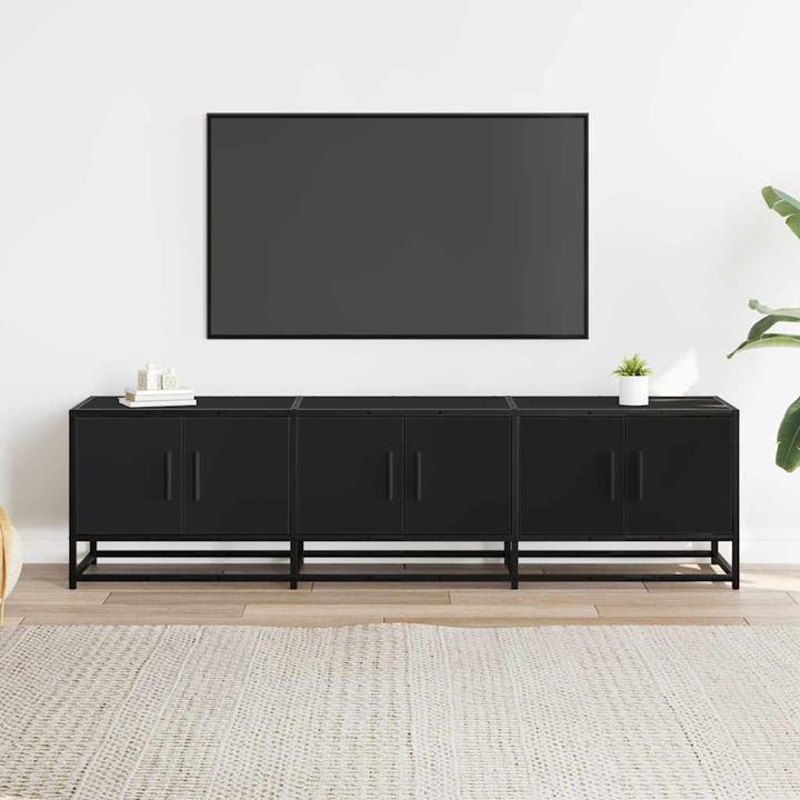 Immagine prodotto VidaXL Mobile TV Mobile TV basso Tavolo TV Materiale legno Metallo (150 x 35 x 41 cm)