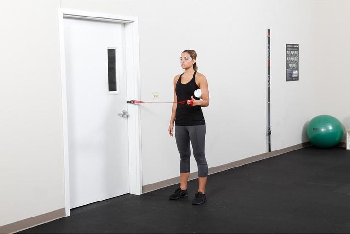 Actual product image TheraBand CLX door anchor (0.65 m, Strong)