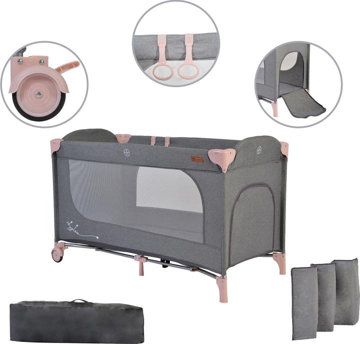 Actual product image Cangaroo Travel cot Skyglow