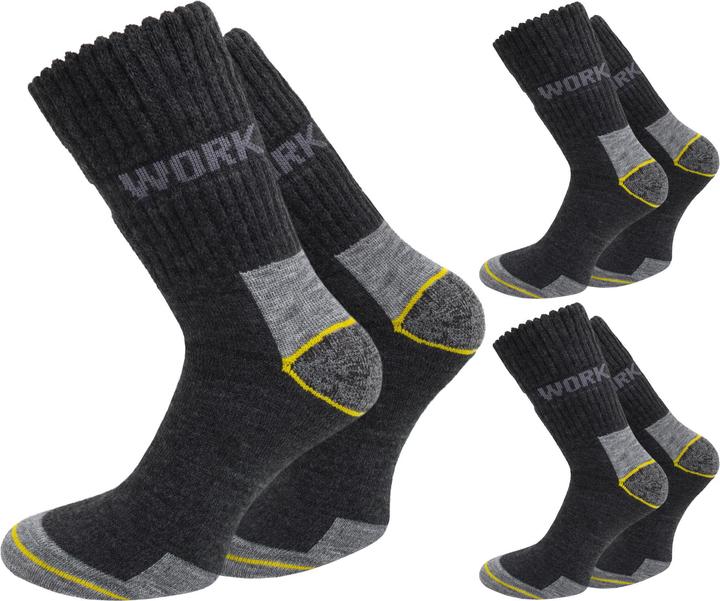 Produktbild Normani 6 Paar Arbeitssocken Work Wool (6er Pack, 39 - 42)