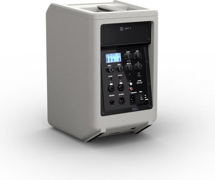 Produktbild LD Systems ANNY® 8 G - Tragbarer Bluetooth® PA-Lautsprecher mit Akku und Mixer, Urban Grey (Aktiv, 1x 80 W)