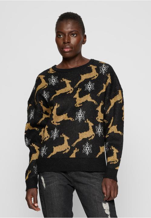 Actual product image Urban Classics Ladies Oversized Christmas Sweater (XS)