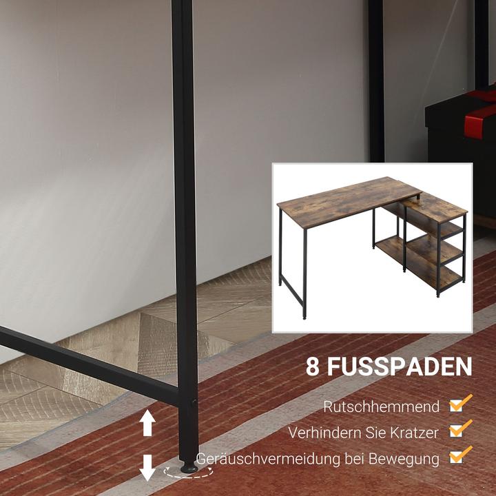 Produktbild Jamb Eckschreibtisch Computertisch (135 x 90 x 79 cm)