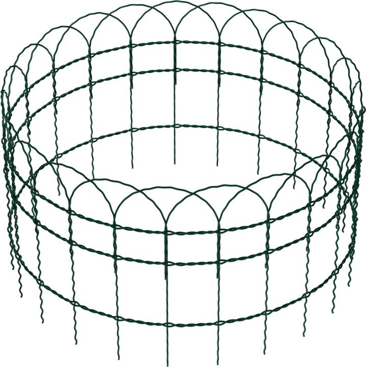 Produktbild Wiltec Gartenzaun 0,65x25m Maschendrahtzaun Stahl PVC-beschichtet Drahtzaun