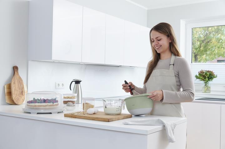 Produktbild Emsa Prep&Bake Kunststoff-Rührschüssel grau+grün 2,8L (2.80 l, 1 x)