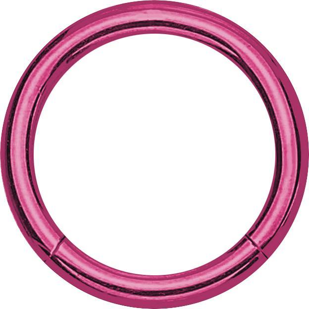 Star Piercing Micro Segmentring pink (ohne Messing, Chirurgenstahl 316L)