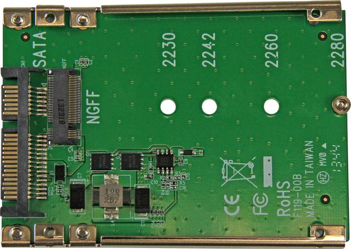 Image du produit StarTech Adaptateur convertisseur M.2 NGFF SSD en 2,5 pouces SATA