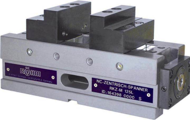 Image du produit Röhm Etau central compact NC RKZ-M, largeur de mors 70, avec mors étagés (70 mm)