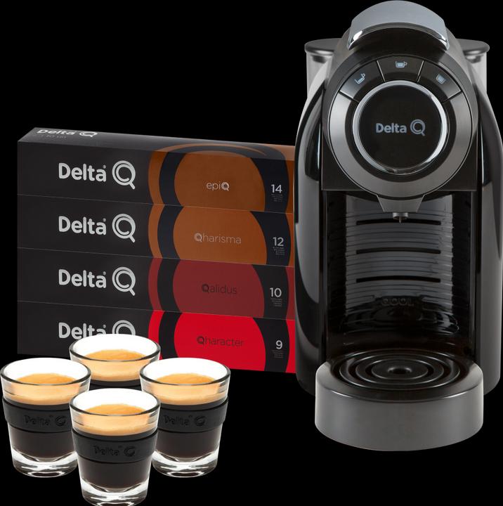 Actual product image Delta Q Qool Evolution with 40 capsules and 4 glasses (DELTA Q)