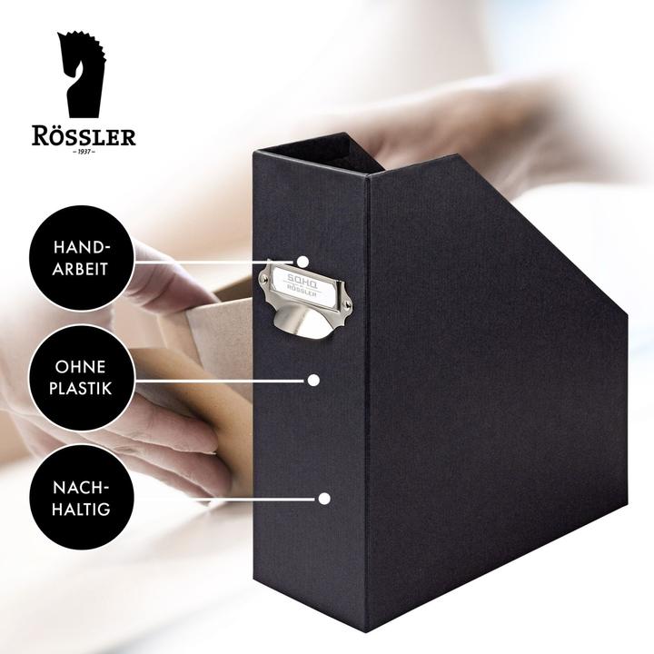 Image du produit Rössler Porte-revues S.O.H.O. Noir A4 Noir (A4)
