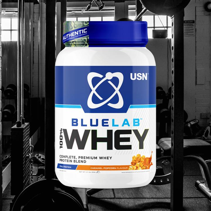 Image du produit USN Blue Lab 100% Whey Protein (Popcorn au caramel, 1 pcs, 908 g)