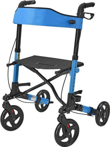 Image du produit Juskys Rollator pliable Vital avec siège et sac à provisions