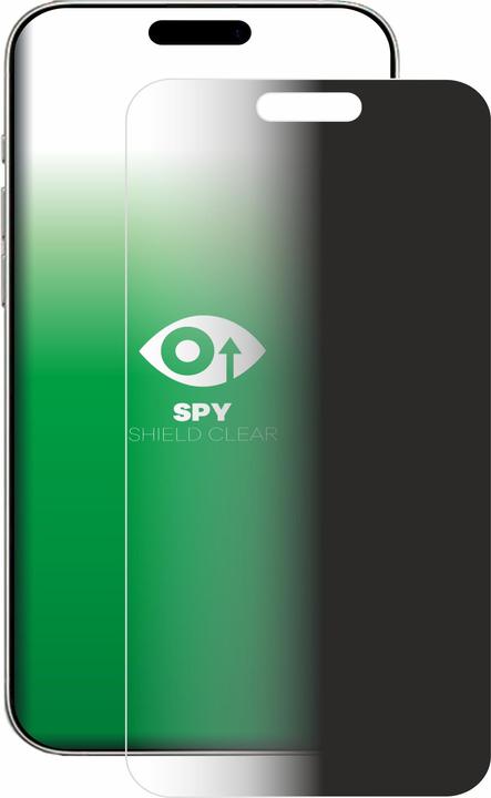 Productafbeelding upscreen Anti-spionnetje privacyfolie Beschermfolie tegen blauw licht (1 Stuk, Apple iPhone 16 Plus)