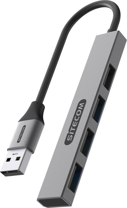 Sitecom CN-5002 USB-A zu 4x USB-A Nano Hub (USB-A, 4 Ports)