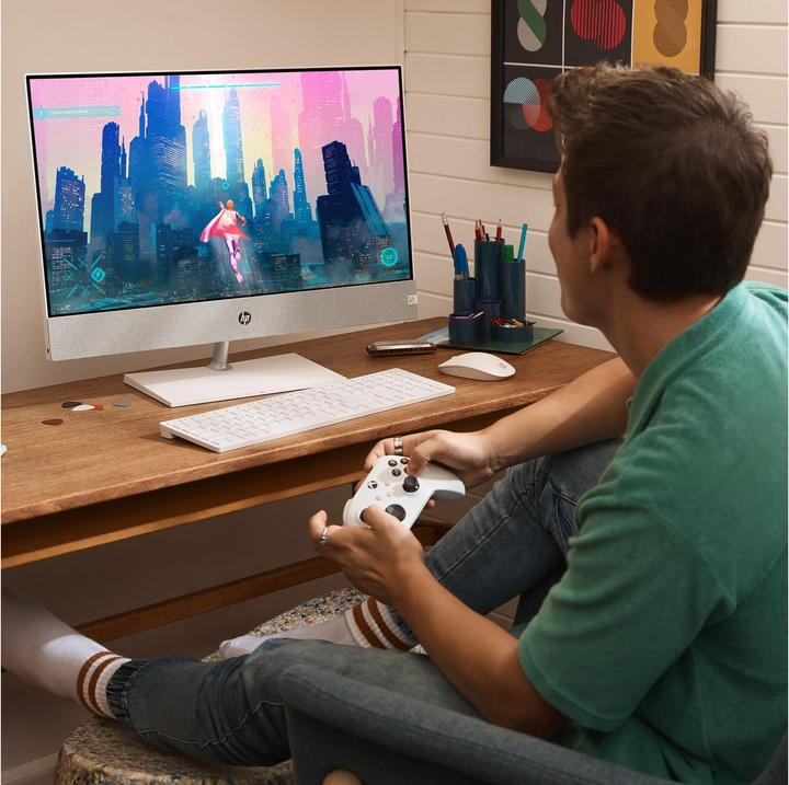 Produktbild HP Pavilion 27-ca1750nz (Intel Core i7-12700T, 32 GB, 1000 GB, GeForce RTX 3050)