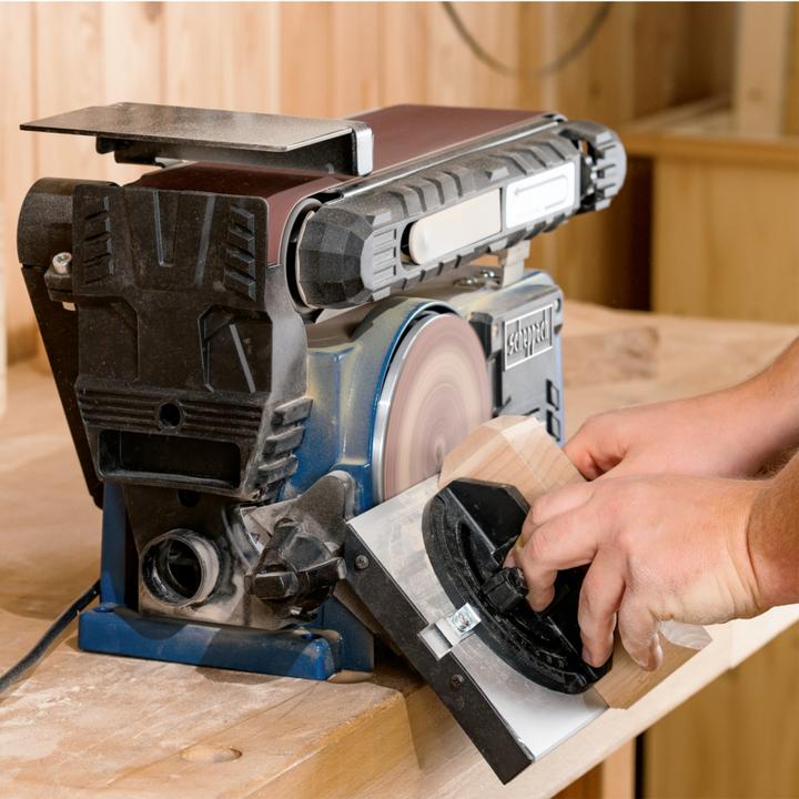 Actual product image Scheppach BTS900 Belt and disc sander (Belt sanders, Disc Sander, 370 W)