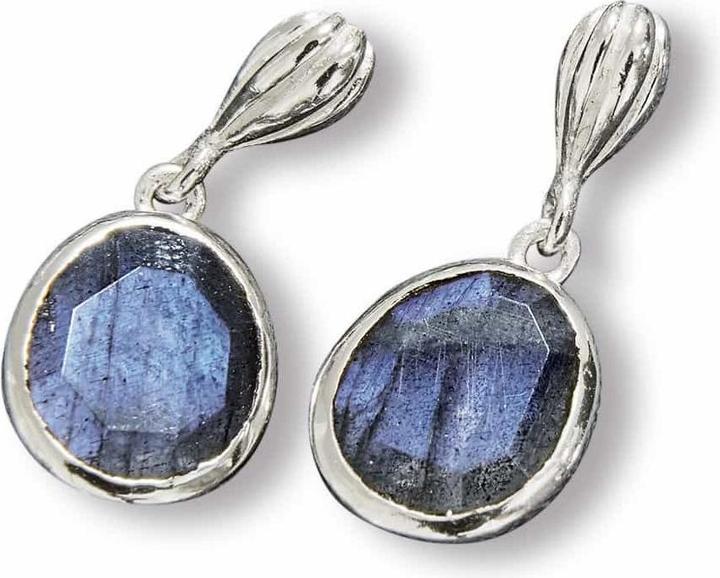 Produktbild Loberon Ohrringe Chantoux blau/silber (925er Sterlingsilber, Labradorit)