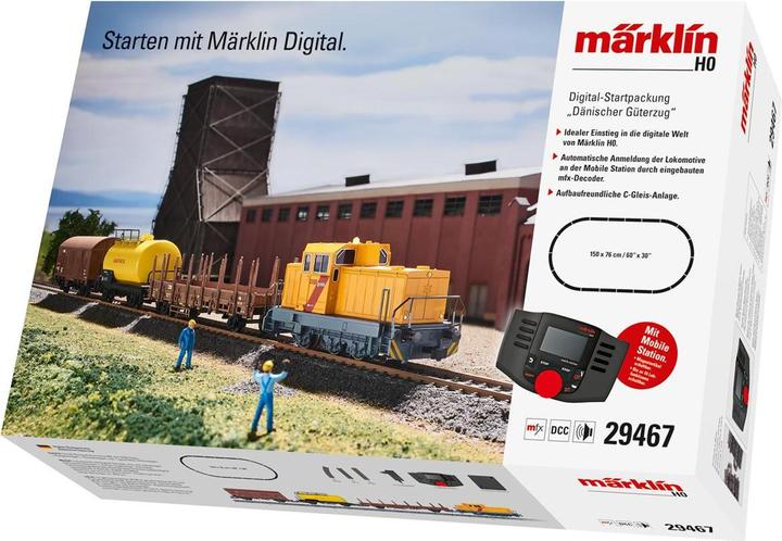Immagine prodotto Märklin H0 DigitalStartSet treno merci danese (Traccia H0)