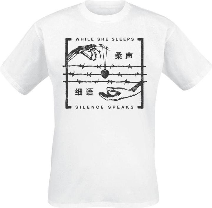 While She Sleeps Silence Speaks TShirt