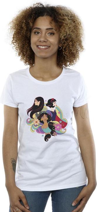 Actual product image Disney Womens/Ladies Princess Mulan Jasmine Snow White Cotton T-Shirt (S)