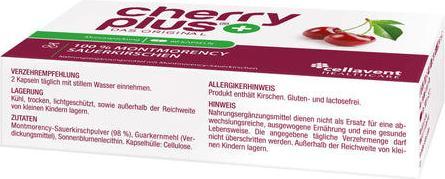 Valeurs nutritives et ingrédients cherry plus capsules de cerises acides caps (60 pièce(s), Capsules)