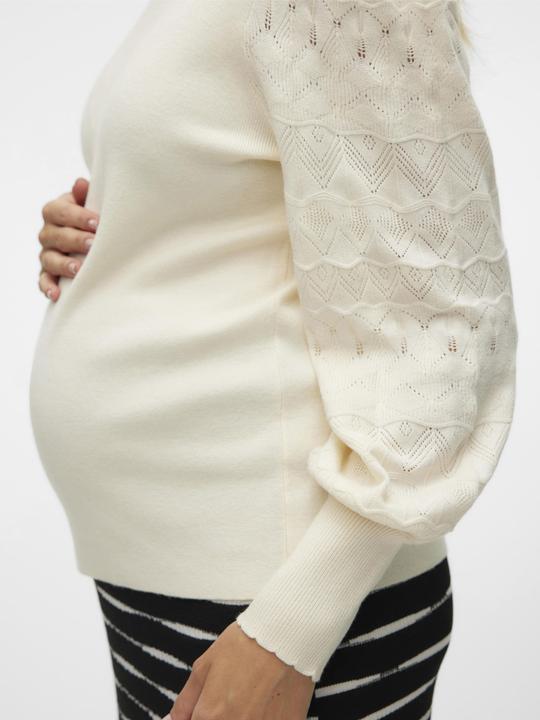 Actual product image Vero Moda Maternity Regular fit High neck Balloon sleeves Pullover Knitted top (L)