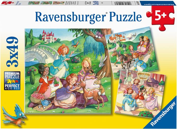 Image du produit Ravensburger Kinderpuzzle - Kleine Prinzessinnen - 3x49 Teile Puzzle für Kinder ab 5 Jahren (49 pièces)