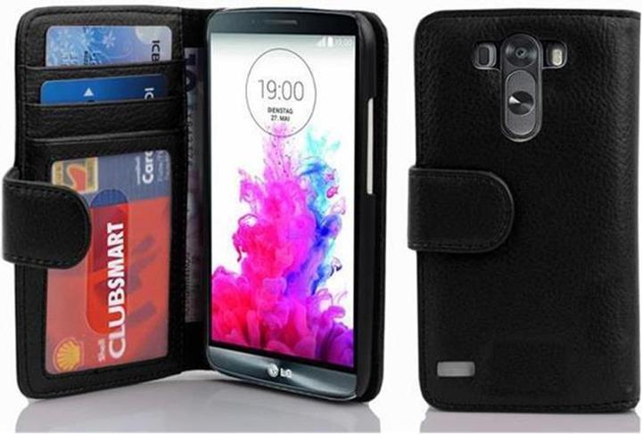 Produktbild Cadorabo Book mit 3 Kartenfächer Cover (LG G3)