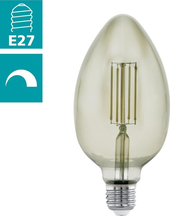 Label énergétique EGLO Leuchtmittel 11839 (E27, 4 W, 360 lm, 1 x, F)